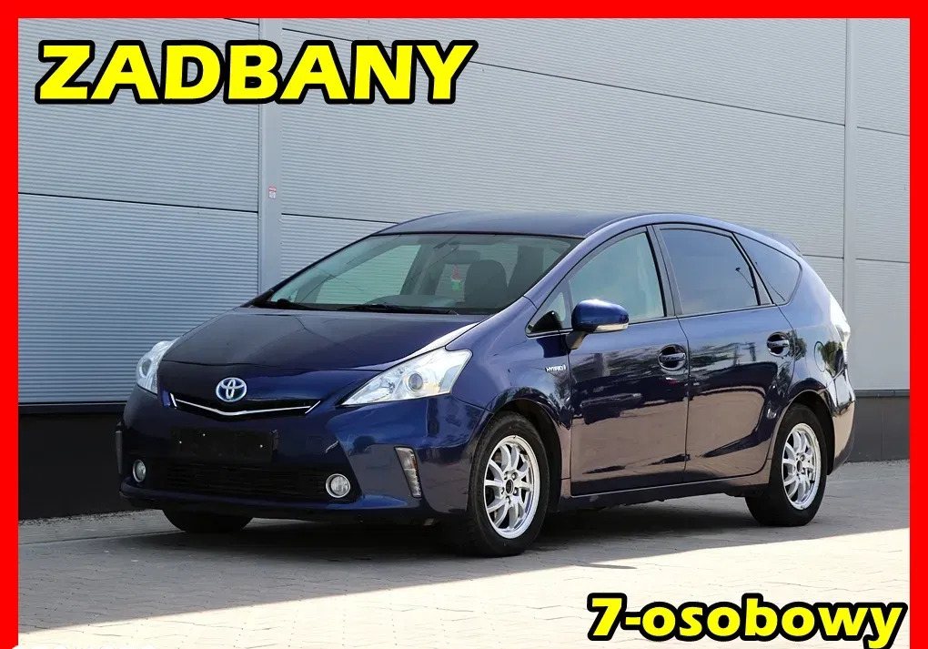 mazowieckie Toyota Prius+ cena 46990 przebieg: 261400, rok produkcji 2012 z Skępe